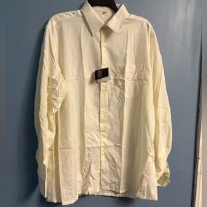 Louis Philippe Cream Dress Shirt